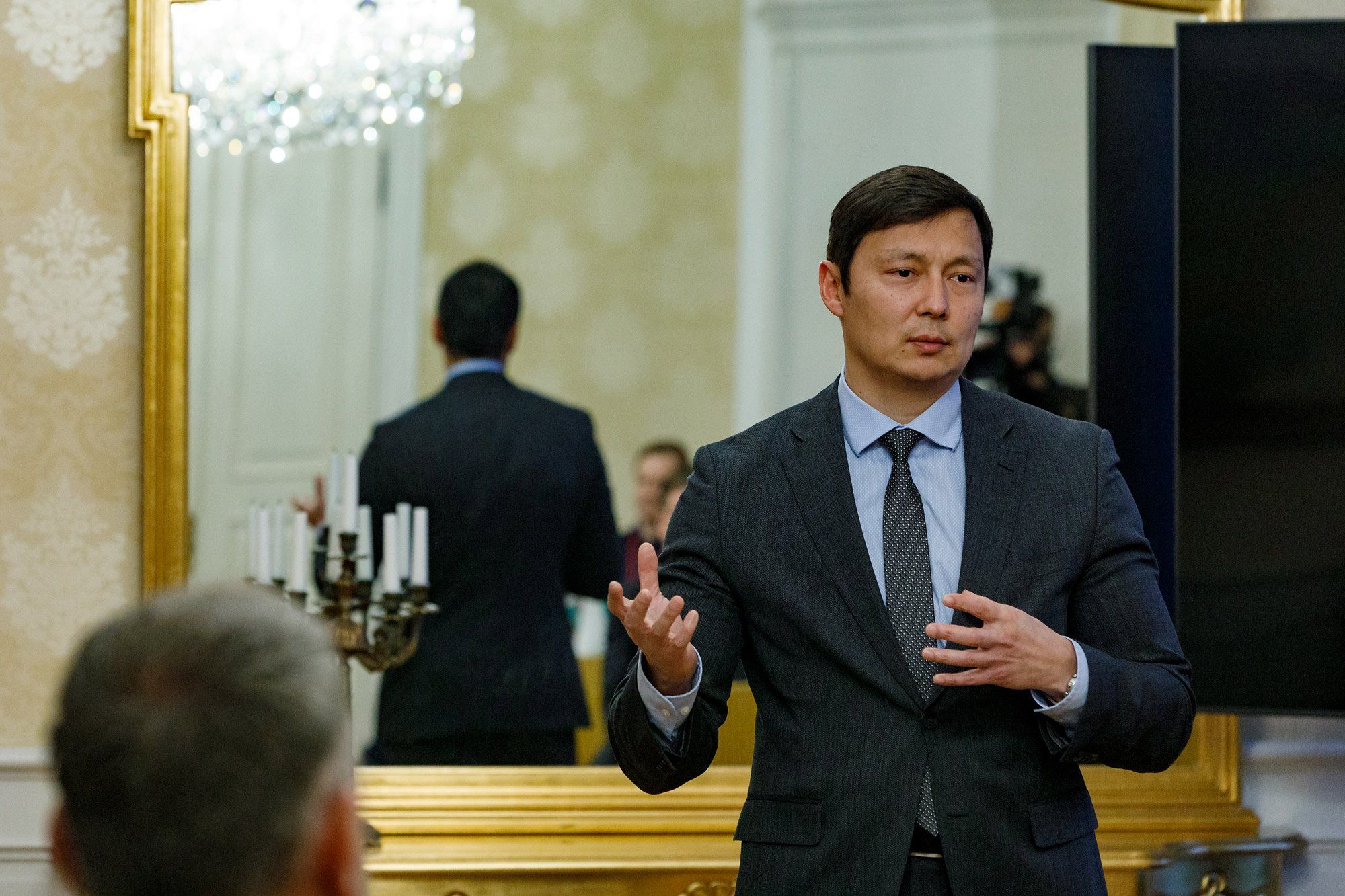 Speaker at the meeting