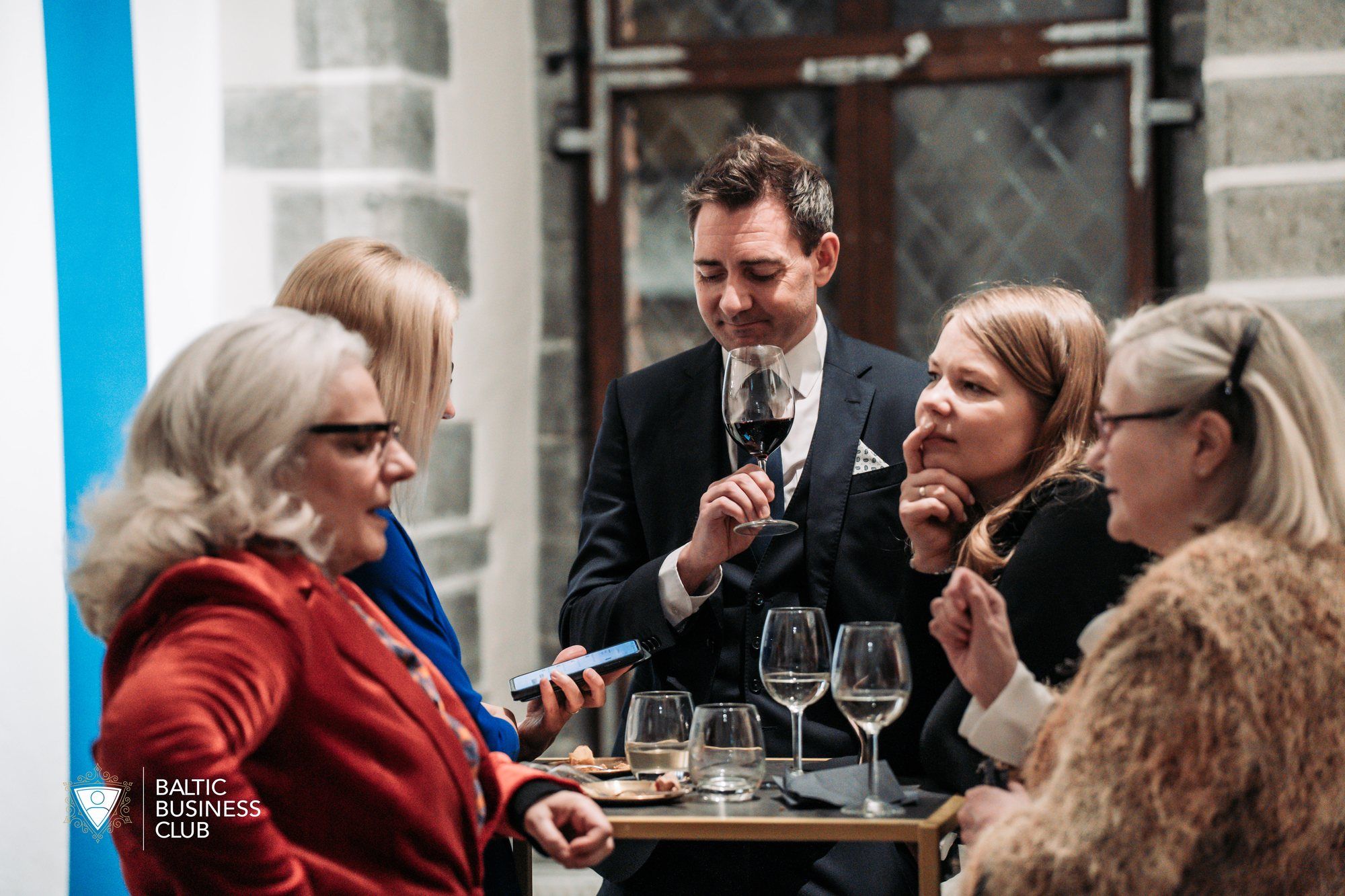 Guests at the charity dinner